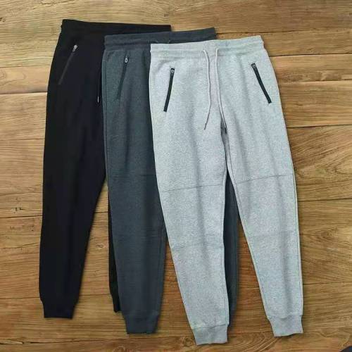 Pantaloni sportivi da uomo in cvc con coulisse morbida