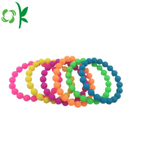 Bracelet de perles à mâcher en silicone de haute qualité