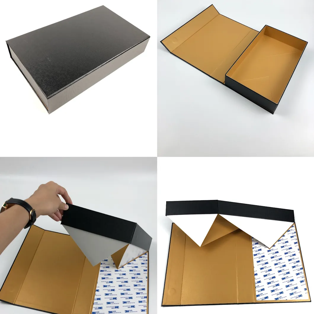 Magnetic Closure Collapsible Cardboard Foldable Box