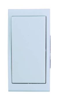 Euro Modular 20A DP Switch White