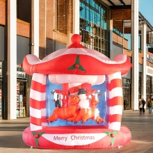Inflatable Christmas Carousel with Lights: Sayok 3m Bower and LED