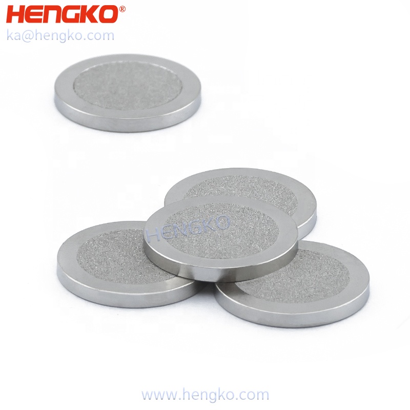 0.5um 2um 10um filter precision stainless steel porous metal powder sintered filter disc