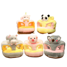 Cute Cartoon Baby Learning Sitting Sofa with Monkey and Panda Design