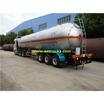 62cbm Tri-trục Sử dụng Propane Semi Trailers