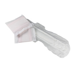 Sanitary Napkin With Negative Ion Side