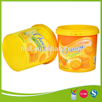 iml plastic cookies packaging box/container