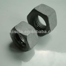 zinc plated carbon steel m14 locked hex nut