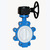 Without Pin worm gear Butterfly valve