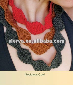 hand crochet necklace cowl