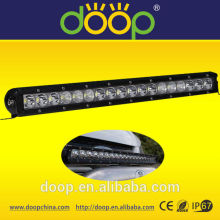IP67 Waterproof Offroad LED Light Bar, 12V 24V 20 Inch Single Row Epistar 90W Tow Truck Light Bars
