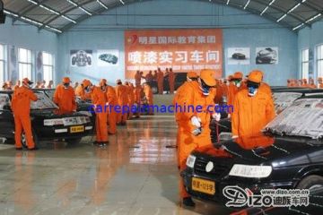 Auto Car Mixing Room Paint Spray Booth For Automotive Spraying And Baking