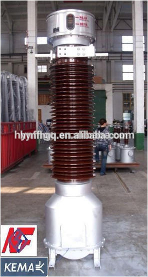 132kV Current Transformer outdoor type oil-filled erected