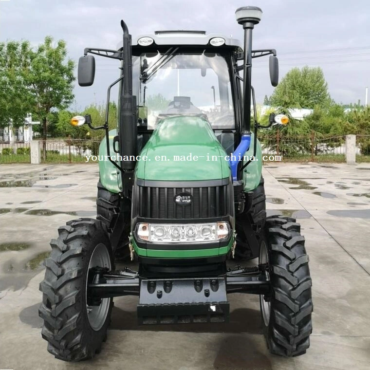 Tip Quality Dq1004 100HP 4WD Wheel Agricultural Farm Tractor China Big Wheeled Farming Tractor with ISO Ce Certificate for Sale