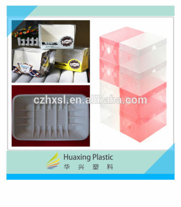 plastic shoes box and plastic food tray with lids