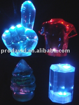CLEAR RESIN FLASHING ITEMS