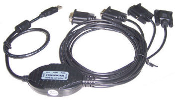 4-ports Usb Serial Cable Converter Eia Usb To Rs-232 Serial