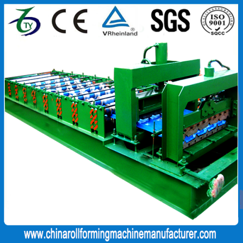 High-end Glazed Roof Tiles Used Roll Forming Machine for Sale