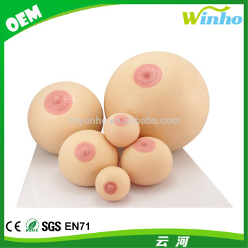 Winho Squeeze Soft PU Breast Ball Toy