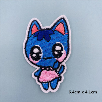 Animal crossing iron on embroidery patches stripes