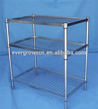 NSF certification adjustable powder coating wire shelving