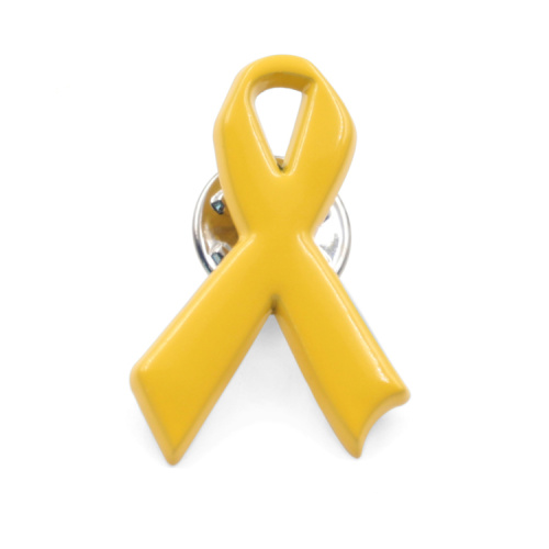 New products Yellow Ribbon Shape Promotional Gift Badges