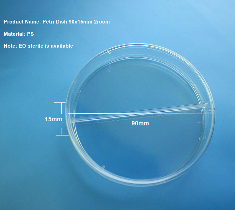 plasticware disposable clear 90mm petri dish
