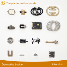 Luxury Footwear Decorative Clip with Flash Diamond Design