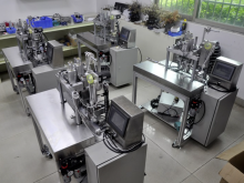 Automatic welding machines for mask ear straps