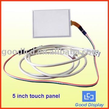5 inch resistive touch panel
