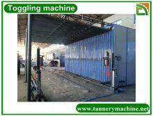 Leater Manual Toggling Machine for Dyring Skin