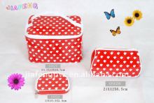 Apple Patterned Full Set PU Lady Handbag with Elegant Design in Hot Red Color