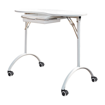 Beauty Portable Folding 1-Drawer Manicure Table