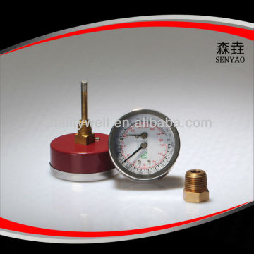 combined temperature /pressure gauge