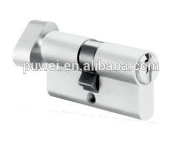 Aluminum Door Lock Cylinder Double Turn Door Lock Cylinder Safe Lock Cylinder , Door Closer