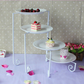 multilevel metal cake stand Showing Stand