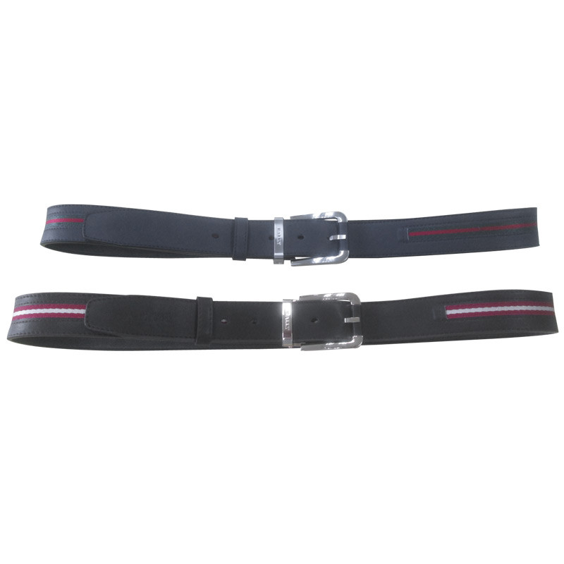 Popular Top Grain Leather Webbing Belts Canvas Belt