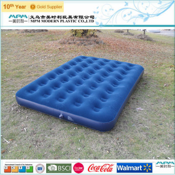 Outdoor recreation inflatable flocking bed