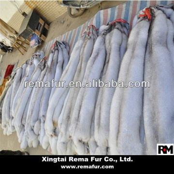 Luxury high quality BLUE FOX SKINS for clothes