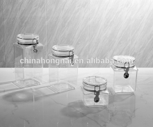 airtight plastic jar tin cans box