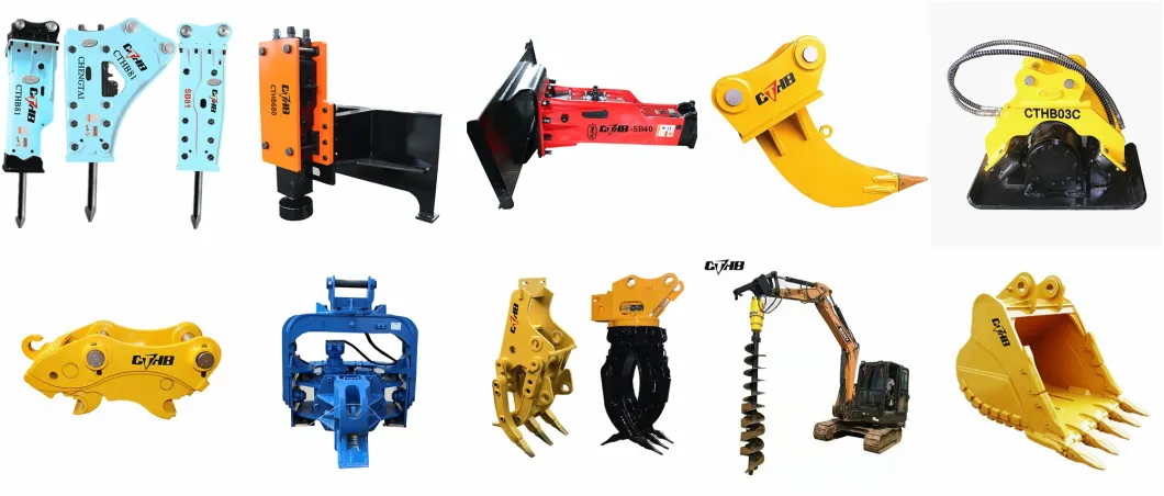 Lower Noise Excavator Used Silent Hydraulic Rock Breaker