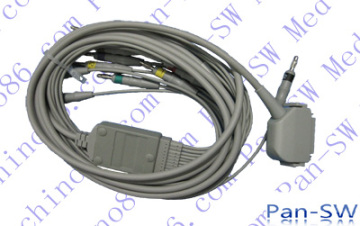 Siemens Hellige Cardiosmart 10 leads EKG cable