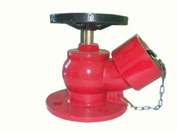 oblique flange fire hydrant valve,handwheel,copper alloy