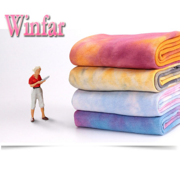 Tie Dye Single Jersey Knit Polyester Spandex Fabric