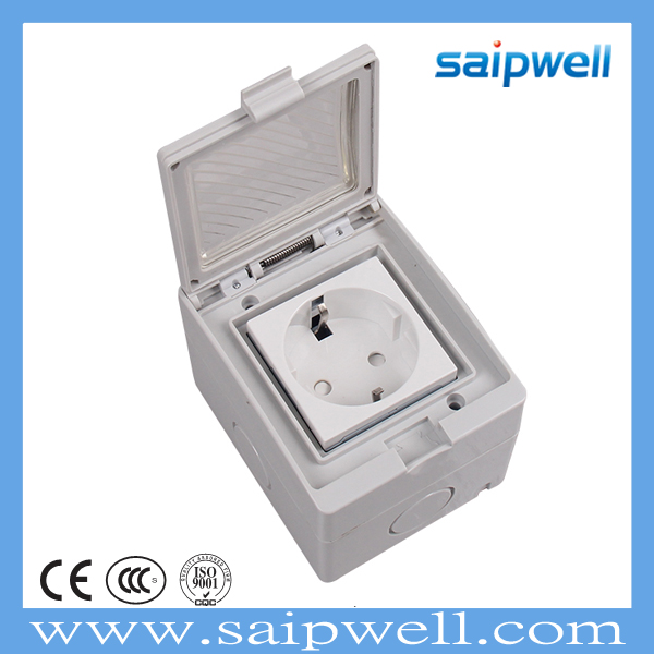 IP55 Hot Sale Switch Socket with Waterproof Cover