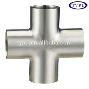 SANITARY FOUR WAY TEE PIPE FITTING