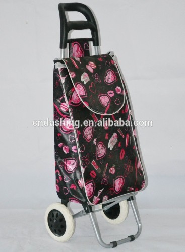 Folding shopping trolley bag heavy duty shopping trolley