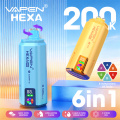VAPEN HEXA 200K 6IN1 вейп за еднократна употреба ЕС склад