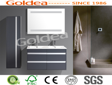 MDF Bathroom Item/Glossy Bathroom Vanity/UK Bathroom Vanity
