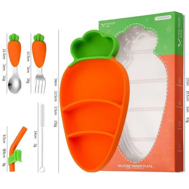 Silicone children's tableware Silicone children's tableware