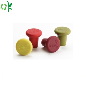 Dustproof Silicone Bottle Stopper for Wine Glass